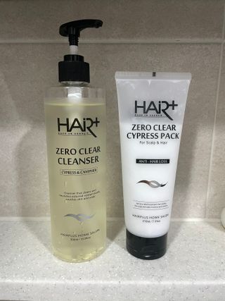 헤어플러스 제로클리어 샴푸 500ml, 두피팩 210ml 2종SET — 5점을 준 리뷰어가 2021년 3월 올린 사용 사진