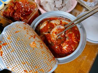 셰프애찬 별미김치 굴겉절이 1kg — 5점을 준 리뷰어가 2022년 12월 올린 사용 사진