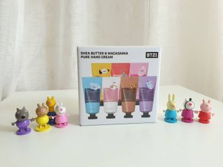 쿤달 BT21 시어버터 앤 마카다미아 퓨어 핸드크림 50ml 7구 기프트 세트 — 5점을 준 리뷰어가 2021년 3월 올린 사용 사진