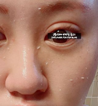 화이트리 비움 약산성 클렌징젤 ,마일드 필링젤 세트 — 5점을 준 리뷰어가 2021년 2월 올린 사용 사진