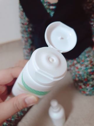 mom e 맘이 내추럴 베이비 케어 크림+바디오일 — 5점을 준 리뷰어가 2021년 1월 올린 사용 사진