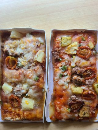 브라잇벨리 비건피자 [노밋피자알로하 & 노밋피자포테이토] 2가지맛 — 4점을 준 리뷰어가 2022년 7월 올린 사용 사진