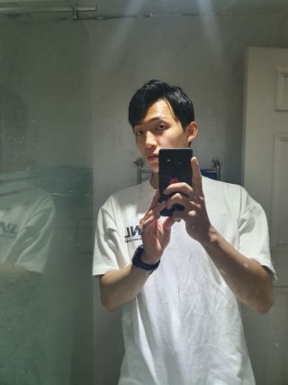 바울 프리미엄 수성 포마드 왁스 100g — 5점을 준 리뷰어가 2022년 5월 올린 사용 사진