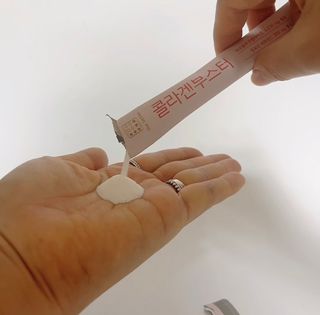 더리틀스 콜라겐부스터 — 4.5점을 준 리뷰어가 2023년 1월 올린 사용 사진