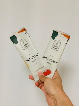 [맘메이크] 체중조절 다이어트 쉐이크 — 5점을 준 리뷰어가 2021년 8월 올린 사용 사진