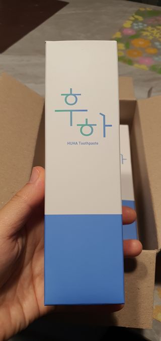 [심폐소생소] 무불소 임산부 천연 치약 — 5점을 준 리뷰어가 2021년 10월 올린 사용 사진
