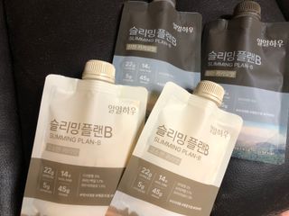 일일하우 슬리밍 플랜B 고소한 귀리맛, 진한 카카오맛 (체중조절식) — 4.5점을 준 리뷰어가 2023년 7월 올린 사용 사진