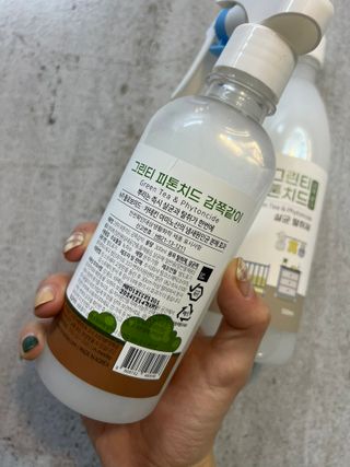 [엠메이데이] 그린티 피톤치드 감쪽같이 500ml + 손소독액 50ml — 4.5점을 준 리뷰어가 2021년 12월 올린 사용 사진