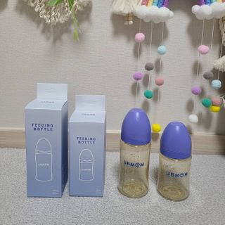 유비맘 PPSU 젖병 노꼭지_200ml_컬러 랜덤 발송 — 5점을 준 리뷰어가 2021년 1월 올린 사용 사진