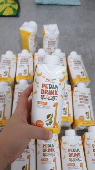메디웰 페디아드링크 미니 바나나맛 — 5점을 준 리뷰어가 2021년 7월 올린 사용 사진