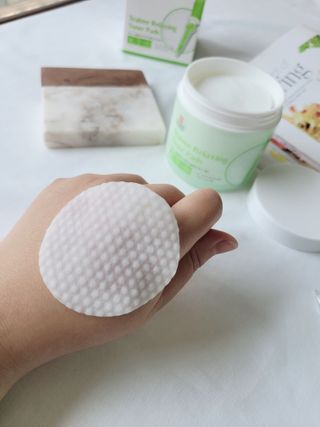 리더스코스메틱 리더스 스텝솔루션 티트리 릴렉싱 토너 패드 — 5점을 준 리뷰어가 2022년 4월 올린 사용 사진