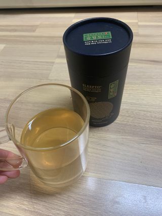 프리마인 자체 기업부설 연구소에서 찾아낸 건강한 수면의 비밀.  슬립토 플러스 30포 — 5점을 준 리뷰어가 2021년 9월 올린 사용 사진
