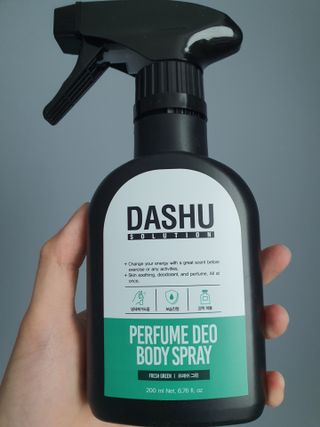 다슈코리아 다슈 솔루션 퍼퓸 데오 바디스프레이 프레쉬 그린 200ml — 5점을 준 리뷰어가 2021년 5월 올린 사용 사진