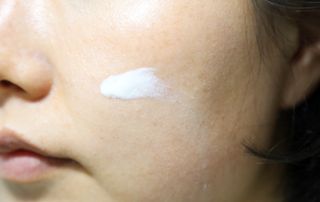 스킨큐어 산다화 유기농 레몬썬크림 — 5점을 준 리뷰어가 2022년 4월 올린 사용 사진