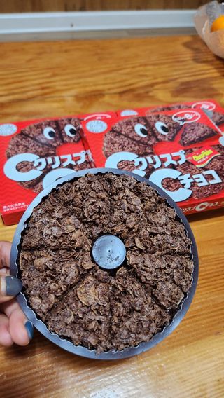 NISSIN 닛신 크리스피 초코 — 5점을 준 리뷰어가 2022년 12월 올린 사용 사진