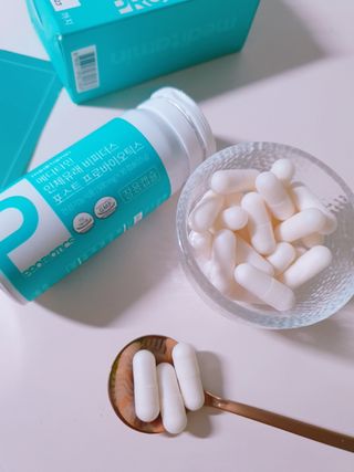 메디타민 인체유래 비피더스 포스트 프로바이오틱스 — 5점을 준 리뷰어가 2021년 7월 올린 사용 사진