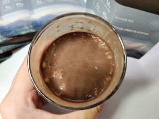 일일하우 슬리밍 플랜B 고소한 귀리맛, 진한 카카오맛 (체중조절식) — 5점을 준 리뷰어가 2023년 7월 올린 사용 사진