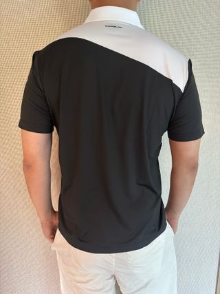 다운블로우 ~플레어 레이어드 민소매 드레스 봄 여름 가을 슬리브리스 반팔 롱 원피스 — 5점을 준 리뷰어가 2025년 4월 올린 사용 사진