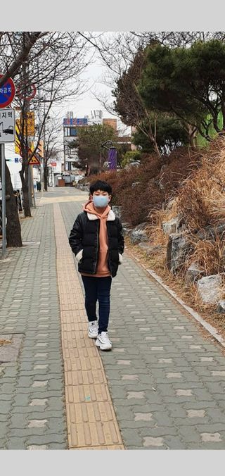 [에이블밤부] 리퓨어 쿠퍼 마스크 10color — 5점을 준 리뷰어가 2021년 2월 올린 사용 사진