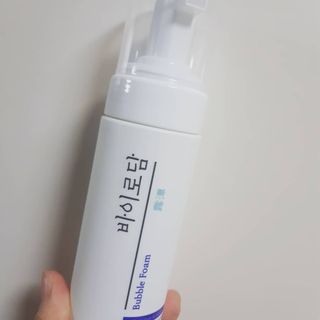 [바이로담] 저자극 약산성버블 폼 폼클렌징 150ml — 5점을 준 리뷰어가 2021년 3월 올린 사용 사진