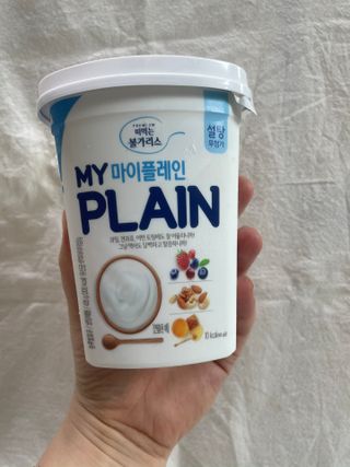 떠먹는불가리스 마이플레인 요거트 435g 6개입 — 5점을 준 리뷰어가 2021년 4월 올린 사용 사진
