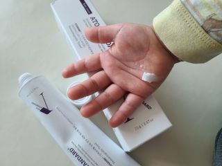 아토스탠다드 베이비크림 — 5점을 준 리뷰어가 2021년 1월 올린 사용 사진