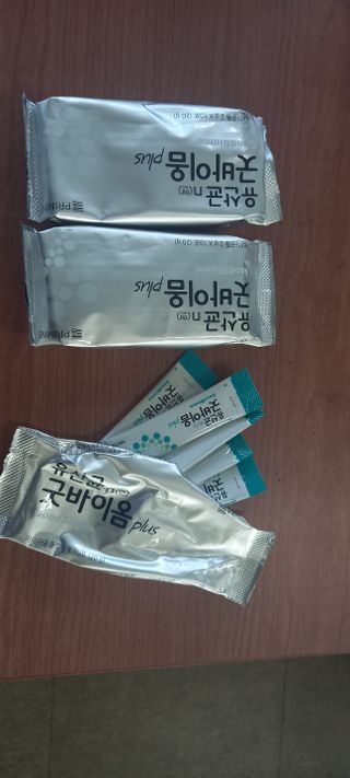프리마인 유산균 국가지정연구소 선정, 살아있는 생유산균 200억 마리의 힘. 유산균n굿바이옴플러스 — 5점을 준 리뷰어가 2021년 9월 올린 사용 사진