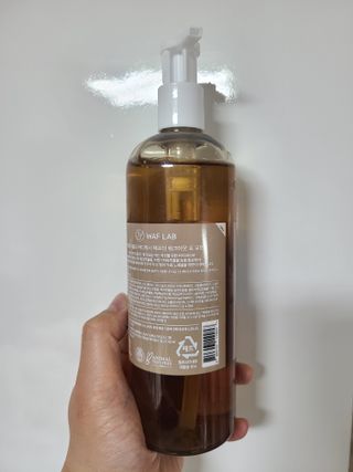 와프랩 운동하는 여성을 위한 더블유 미세먼지 세정 천연유래 약산성 바디워시 — 5점을 준 리뷰어가 2022년 3월 올린 사용 사진