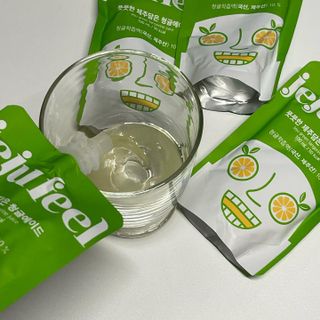 JEJUFEEL 풋풋한 제주담은 청귤에이드 — 5점을 준 리뷰어가 2022년 9월 올린 사용 사진