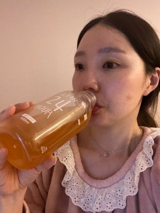 클린24시간 레드박스 1BOX(5포) + 전용보틀(500ml) — 5점을 준 리뷰어가 2024년 3월 올린 사용 사진