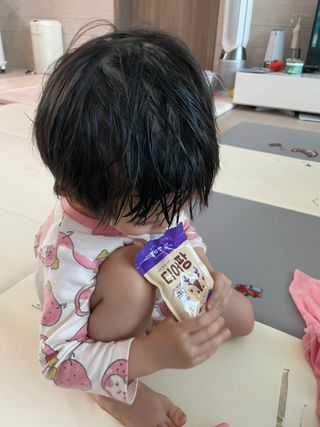 [몸엔용] 우리 아이 건강간식, 달콤한 녹용곤약젤리 디어팡 4종 — 4.5점을 준 리뷰어가 2022년 4월 올린 사용 사진