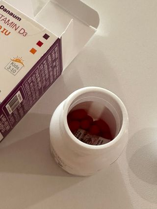 다나음 츄어블 비타민D 1000IU (130ml x 60캡슐) — 4점을 준 리뷰어가 2023년 3월 올린 사용 사진