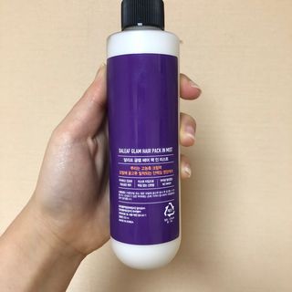 달리프 글램 헤어팩 인미스트 200ml — 5점을 준 리뷰어가 2021년 1월 올린 사용 사진