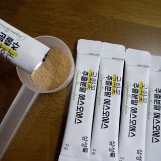 체인미 국화꽃 추출분말 에스오에스 곡류효소 과일채소 17종 혼합 분말 스틱 — 3.5점을 준 리뷰어가 2021년 11월 올린 사용 사진