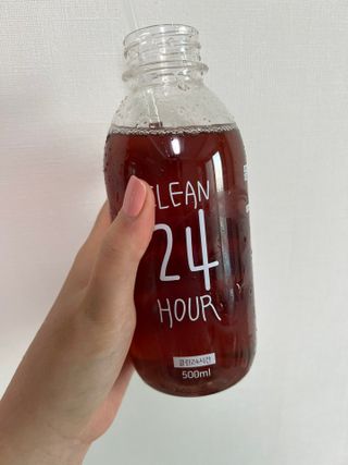 클린24시간 1BOX(5포) + 전용보틀(500ml) — 5점을 준 리뷰어가 2023년 1월 올린 사용 사진
