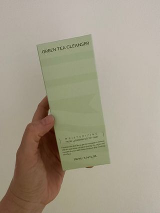 프리마인 메이크업과 들뜨는 각질까지 한방에 깐달걀로! 순하기까지한 셀베이스 그린티클렌저(200ml) — 5점을 준 리뷰어가 2023년 5월 올린 사용 사진