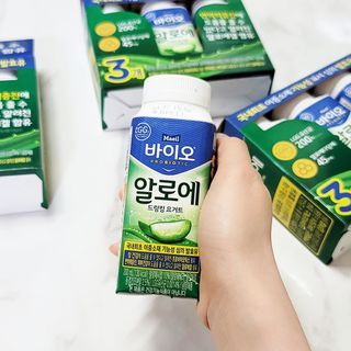 LIVE 매일바이오 알로에 드링킹 요거트 — 5점을 준 리뷰어가 2022년 4월 올린 사용 사진