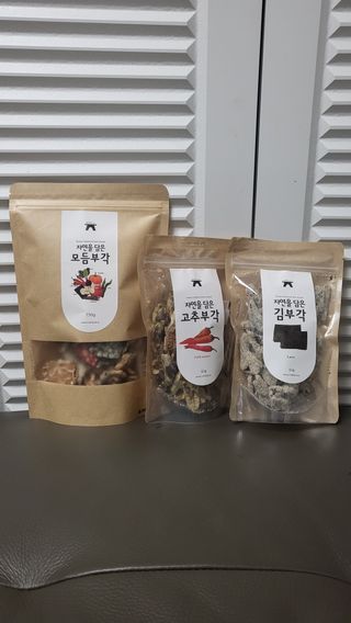 자연을담은모듬부각 — 5점을 준 리뷰어가 2022년 1월 올린 사용 사진