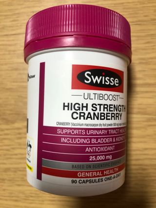 Swisse 스위스 고함량 크랜베리 25000mg 90정 — 5점을 준 리뷰어가 2021년 2월 올린 사용 사진