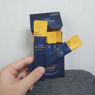리더스코스메틱 리더스 프로 하이드라 아미노 슬리핑 마스크 — 5점을 준 리뷰어가 2021년 1월 올린 사용 사진