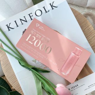 랩앤뷰티 메가 벨벳 콜라겐 12000 — 5점을 준 리뷰어가 2021년 5월 올린 사용 사진