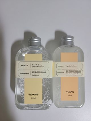 [녹산] 비건 대나무 밸런싱 수분 토너 + 비건 바이오 비타 에센스 — 5점을 준 리뷰어가 2022년 10월 올린 사용 사진