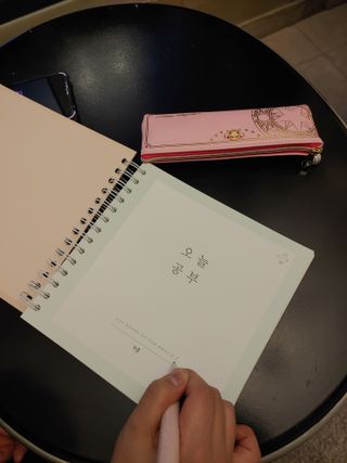 리훈 여러분의 오늘을 채워나갈 수 있도록 도와줄 오늘공부 1년용 스터디플래너 — 5점을 준 리뷰어가 2021년 3월 올린 사용 사진