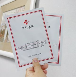닥터마시멜로 마블러스 멀티 클리닉 마스크 — 5점을 준 리뷰어가 2021년 3월 올린 사용 사진