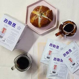 라까프 베트남 핀 커피 드립백 7개입 — 5점을 준 리뷰어가 2022년 9월 올린 사용 사진