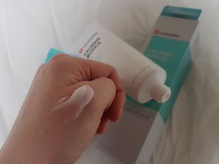 리더스코스메틱 리더스 카밍 바이오틱스 크림 마스크 — 5점을 준 리뷰어가 2021년 4월 올린 사용 사진