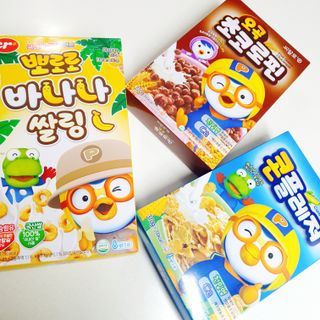 씨알푸드 뽀로로 시리얼 3종 — 5점을 준 리뷰어가 2022년 2월 올린 사용 사진