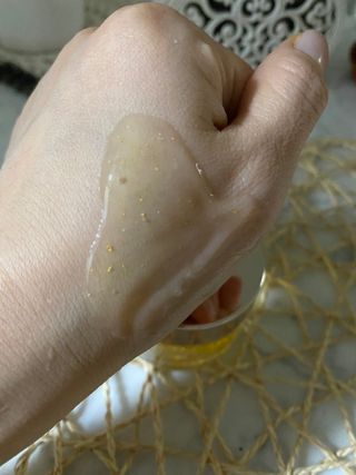 아이앤립 / EYENLIP 아이앤립 24K 골드 N 펩타이드 앰플 크림 — 5점을 준 리뷰어가 2021년 3월 올린 사용 사진