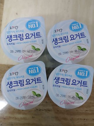 덴마크 [구매평]★소와나무 생크림요거트 150g — 5점을 준 리뷰어가 2025년 8월 올린 사용 사진