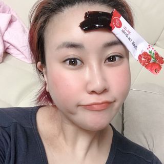 함초록 Rg+ 석류콜라겐젤리 — 3점을 준 리뷰어가 2021년 3월 올린 사용 사진